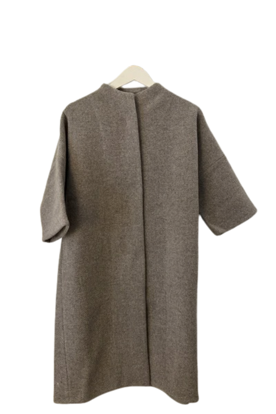 Wool Tweed Coat