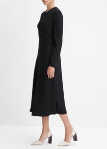  Vince Black Long Sleeve High V-neck Dress found at Patricia in Southern Pines, NC 