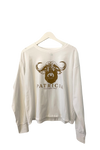 PATRICIA Graphic Long Sleeve T - White