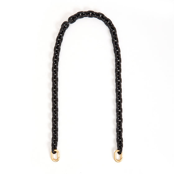 Clare V. Black Resin Link Shoulder Strap found at Patricia in Southern Pines, NC