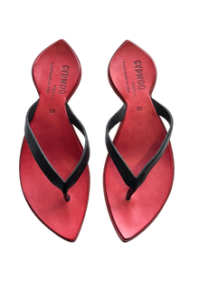  Tent Sandal in Atbk (Black with Red Sole)