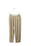 Cotton Tuck Pants in Ecru
