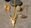 Heather Benjamin | Handmade Necklace with Carved Gazelle Pendant