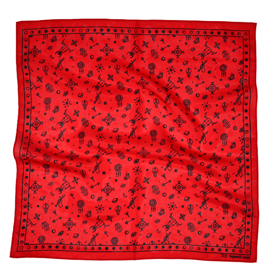 Squar'd Away The Amulet Scarf Red