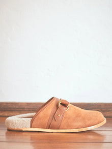  The Odells Saddle Shearling Buckle Mule