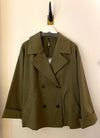 Peter O Mahler Technocotton Double Breasted Jacket in khaki, found at PATRICIA in Southern Pines, NC