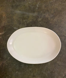  HAAND 13" Oval Platter in White