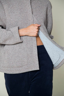  Shosh taupe/gray double face knit cardigan found at PATRICIA in Southern Pines, NC