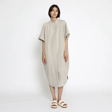  7115 by Szeki Cocoon Oatmeal  Linen Shirt Dress found at Patricia in Southern Pines, NC