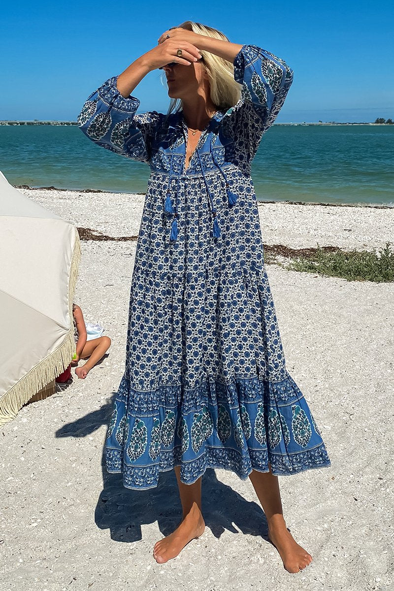 Emerson Fry Heirloom Dress Indigo Emerson Fry Heirloom Dress Indigo