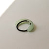 Wide Arch Acrylic Ponytail Hair Tie | Light Green