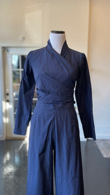  Amethyst Wrap Blouse in Crash