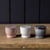 Black Marble Lidded Salt Cellar