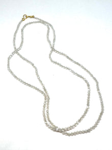  White Faceted Moonstone Necklace