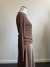 Long Sleeve Double Layer Tulle T Cork