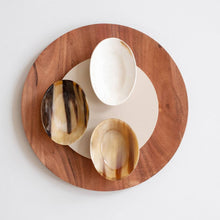  Oval Horn Bowl: Brown