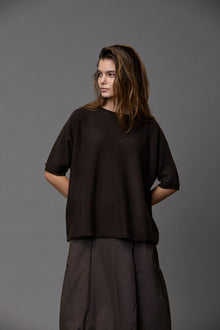  Kristensen Du Nord Cashmere Tee in mulch found at Patricia in Southern Pines, NC
