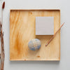 Wms&Co. Greige ColorPad Medium Long with Gilded Edge