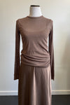 Brazeau Tricot Long Sleeve Double Layer Tulle T Cork found at Patricia in Southern Pines, NC