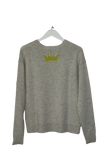 Cashmere Crown Pullover Muslin