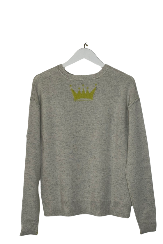 Cashmere Crown Pullover Muslin