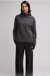 Wool Boucle Short Sweater Pebble