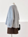 Lumi Wool Coat: Blue