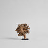 Small Wood Flower on Stand