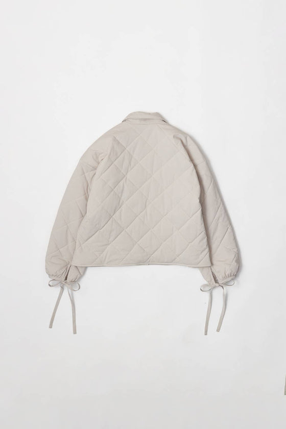 The Cameron Jacket | Oversized Quilted Wrist Tie Jacket