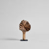 Small Wood Flower on Stand