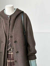 Short Wool Jacket and Vest Set  Charcoal