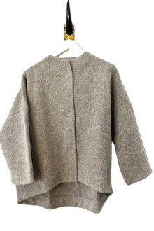  evam eva Wool Tweed Short Coat