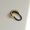 Narrow Crescent Metal Cuff Hair Tie | Gold