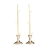 Stick Candles Maple / Pair: Honeysuckle Brown