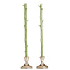 Stick Candles Hickory / Pair: Dark Cherry