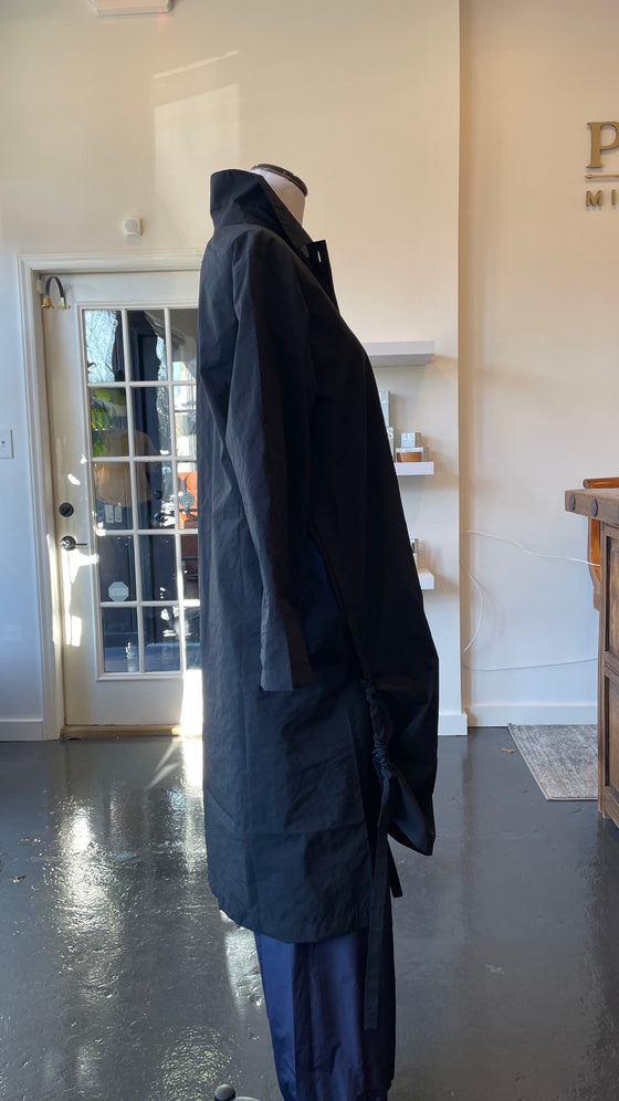 Black Water Repellent  Coat