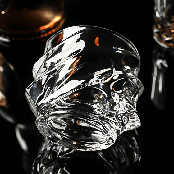 Set of 4 Storm Japanese Crystal Whisky Glass