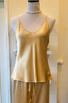 Silk Charmeuse Cami Sand