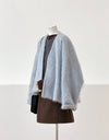 Lumi Wool Coat: Blue