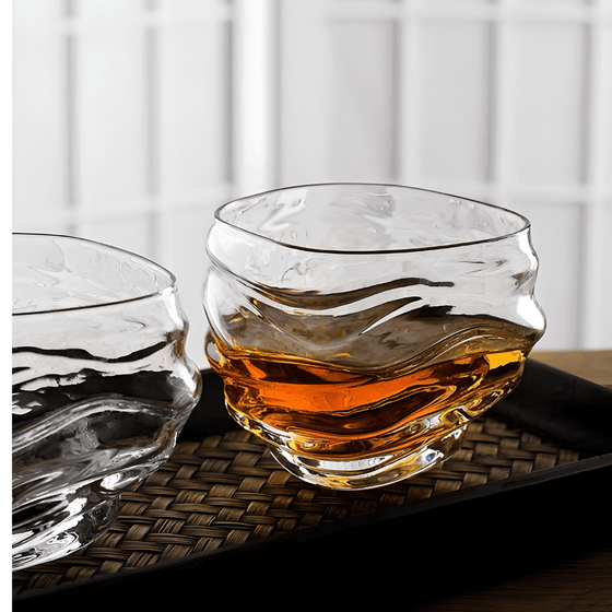 Set of 4 Kai Japanese Crystal Whisky Glass