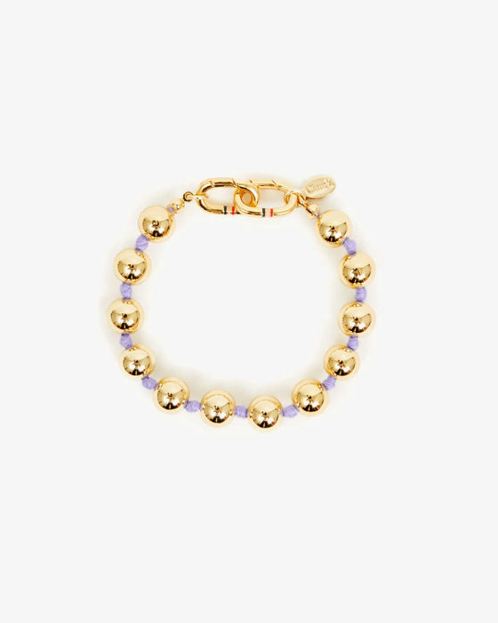 Beaded Strand Bracelet in Gold