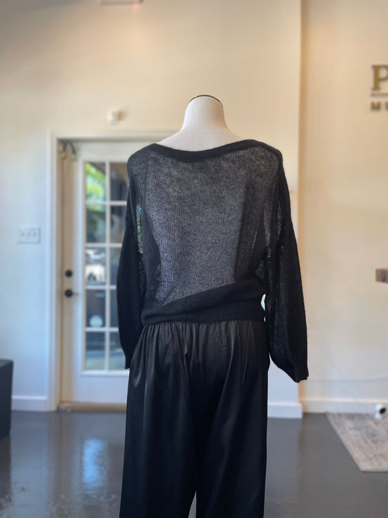 Brazeau Tricot Alpaca Ballet Topper Black 4