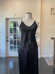  Brazeau Tricot Silk Charmeuse Cami Black 2