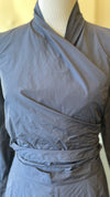 Amethyst Wrap Blouse in Crash