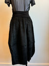 Charcoal Balloon Skirt in Soft Jersey