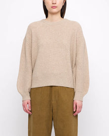  Almond Signature Yak Poet Sweater