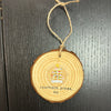 Hand Painted Wood Christmas Ornament
