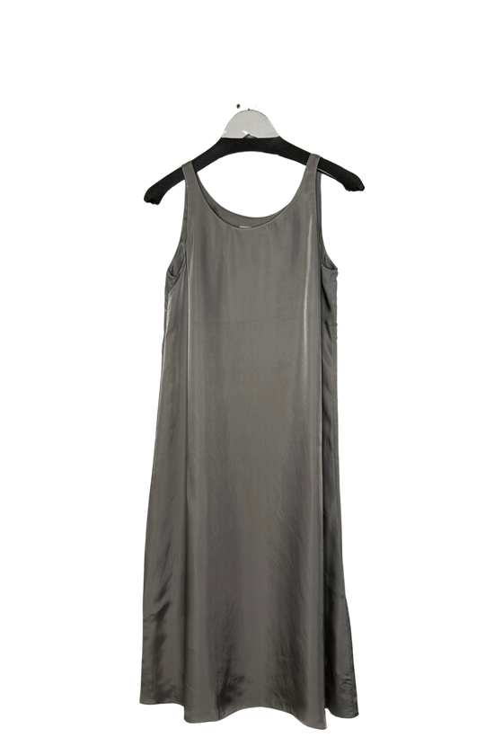 Evam Eva Slip Dress  in Greige