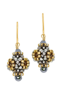  Drop Earrings with Miyuki Beads