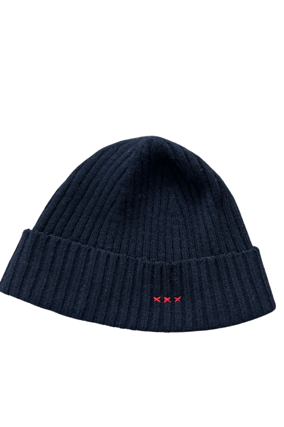 Cashmere Cap in Dark Blue